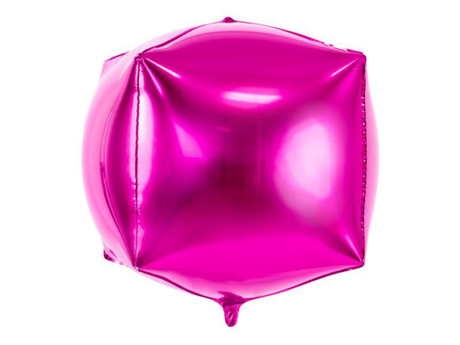 Picture of FOIL BALLOON CUBIC DARK PINK
